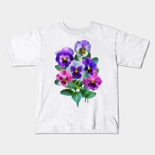 Bouquet of violets Kids T-Shirt